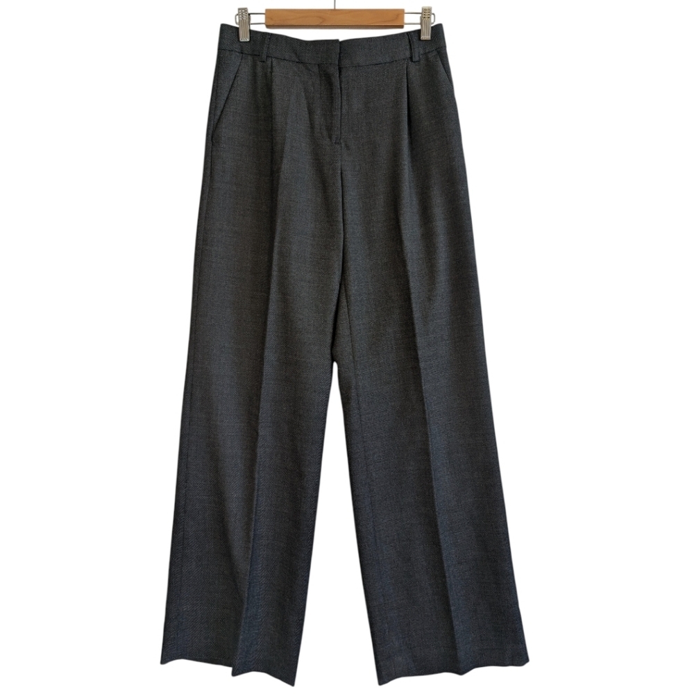 Pendleton Virgin Wool Straight Leg Pants Navy Blue Size 4